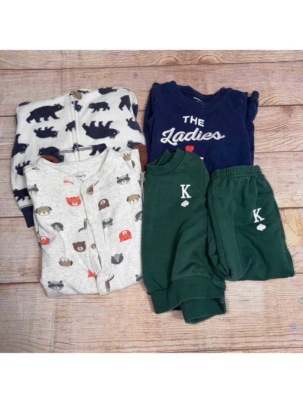Baby Boy Clothing Bundle 5 Pieces Size 6-9 Months